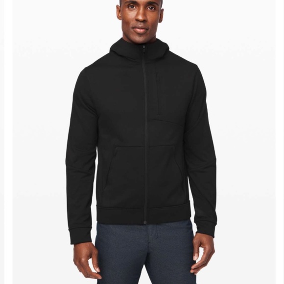 Lululemon City Sweat Zip Hoodie Thermo Black Size Medium - Picture 1 of 8